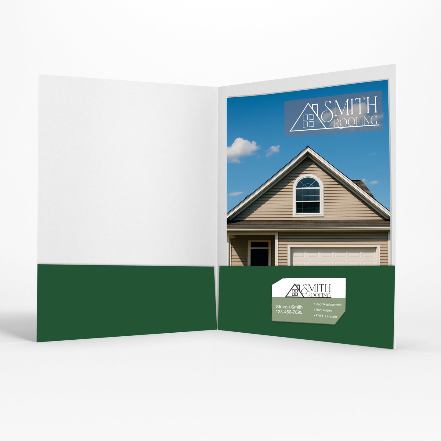 Custom Pocket Folders Printing, Business Presentation & Marketing Folders, 9" x 12"