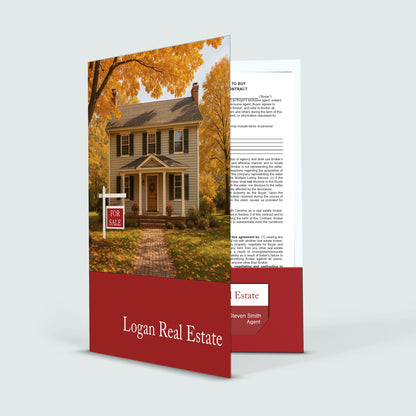 Custom Pocket Folders Printing, Business Presentation & Marketing Folders, 9" x 12"